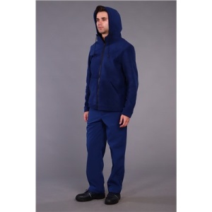 Куртка флисовая темно-синяя, р.48/50-182/188(ЧЗ)