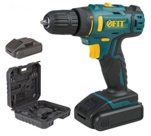Дрель аккумуляторная FIT CD-18MC 18В  80189