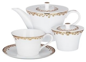 Набор чайный кост.фарфор 14 пр Висконт ТМ MILLIMI 1/2