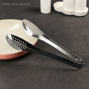 Щипцы кухонные Доляна с перфорацией 23*4,5см н/ст 