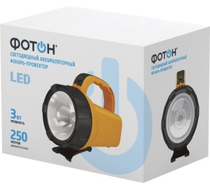 Фонарь Фотон РВ-5200 3W аккум.светодиод