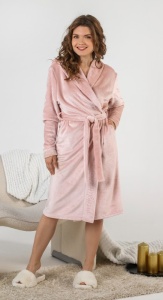 Халат жен. велсофт на запах Симпатишка р.48 (ЧЗ)