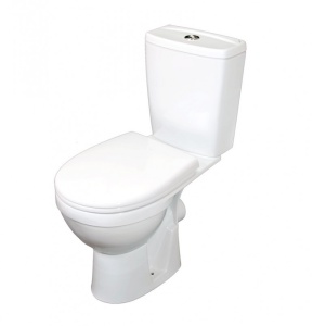 Унитаз-компакт РИО универсальный выпуск, кнопка 2-режима, сиденье ПП 