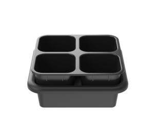 Набор д/рассады 4 гнездах800мл+ящик Альт-Пласт