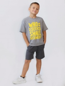 Костюм мал. (футб+шорты)  23202 рост 122 (ЧЗ)