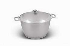 Кастрюля алюминиевая 10,0 л литая ал/крышка TM KUKMARA 