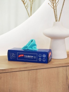 Салфетка микрофибра 22х22 см You'll love 12шт в коробке 1/50