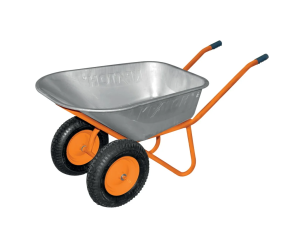 Тачка строит. 2-х колес. 90л/180кг  WB-180DH Кратон