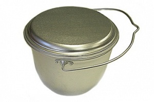 Котелок алюминиевый 2,5 л туристический конический 