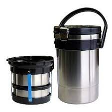 Термос нержавеющая сталь 2-х секционный 2х0,6 л