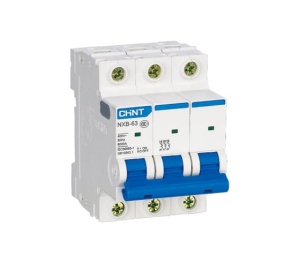 Автомат NXB-63S CHINT 3P 16A 4.5kA х-ка С