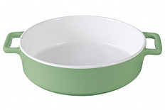 Форма керам 33,5х27х6,5 см Twist TM Appetite кругл зеленый 1/1