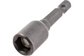 Бита (насадка) с торцевой головкой магнитная 8мм-48мм 1шт/карта