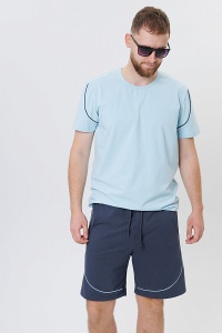 Костюм муж. (футб+шорты)  №2108 р.52 (ЧЗ)