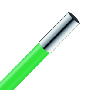 Излив гибкий силиконовый зелёный