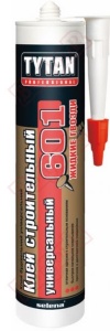 Клей монтажный универсальный бежевый 405гр Титан №601 (12)