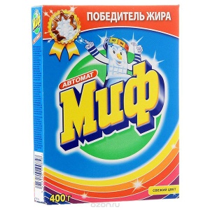 Стиральный порошок ручная стирка 400гр Миф 