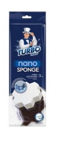 Губка для посуды TURBOMAG NANO sponge 3шт 1/20