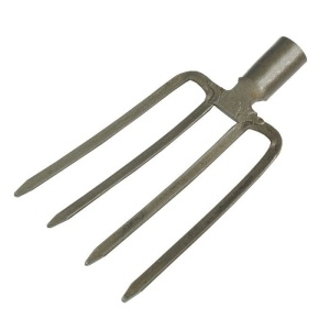 Вилы копальные 4-х рогие рельсовая сталь "Урожайная сотка"