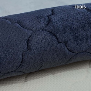 Коврик для ванной полиэстер 50х80 см с эффектом памяти IDDIS т.синий 1/10