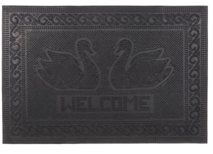 Коврик резиновый 40*60см черный ЛЕБЕДИ SUNSTER