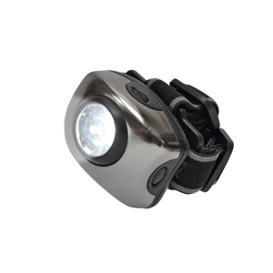 Фонарь налобный S-HL011-C GunMetal 1LED 3хААА 03212