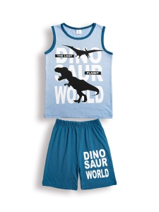 Комплект мал. (майка+шорты)  BK1206 рост 134 (ЧЗ)