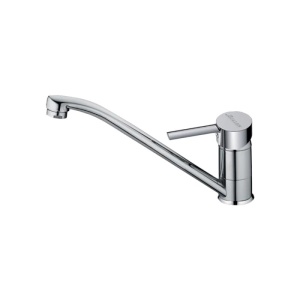 Смеситель для кухни ZOLLEN GERA рычажный длинный излив 220мм карт. 35мм, креп.пласт.гайка