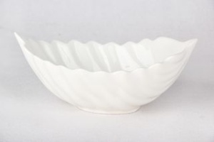 Салатник фарфор 19*12*6,5см ЛИСТ 1/6