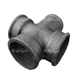 Крестовина чугунная (чк) прямая 100/100