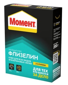 Клей обойный 200гр Момент Флизелин (24)