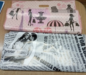 Пакет с прорубной ручкой 60*50 100мкм ВД 20кг