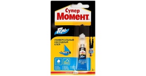 Клей универсальный супер ГЕЛЬ 3гр Момент
