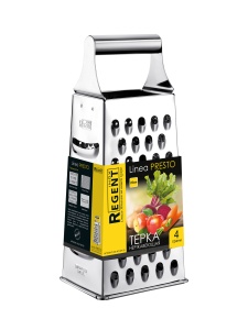 Терка 4-х гранная 25см REGENT Linea PRESTO GR-33 1/36