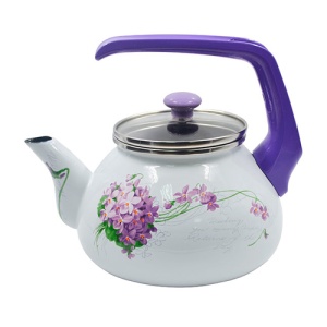 Чайник эмалированный 2,2 л Сирень TM INTEROS 1/4