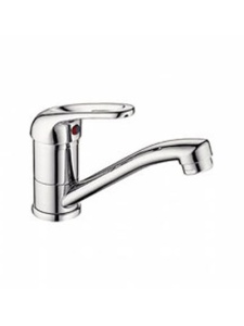 Смеситель д/умыв LEDEME рыч. пов. изл. гусак 18см, с/подв