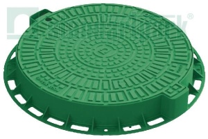 Люк пластиковый А15 зеленый "Лого" 35188-82Л  21
