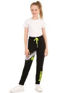 Брюки дев. GTR 192-010 рост 140 (ЧЗ)