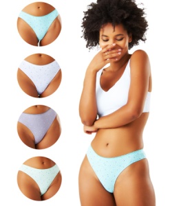 Трусы жен. Танга цвет. 66012 р.XL (ЧЗ)