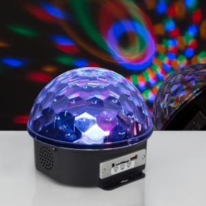 Светильник диско-шар Хрустальный LED с музыкой 667998