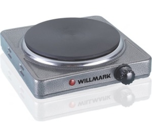 Электроплита WILLMARK HS-115G 1конфорка чугунная 1,5кВ