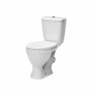 Унитаз-компакт ЭТАЛОН ЭКОНОМ/СТАНДАРТ бел, ниж. подв.,к/в, 1-реж,сид.ПП белый