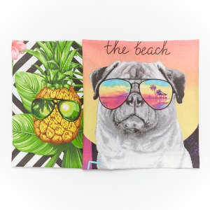 Полотенце вафельное набивное купон 80*150 