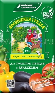 Грунт для томатов и перцев 10л Волшебная грядка Буйский х/завод (4)