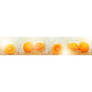 Фартук ПФХ фотопечать 0,6мх3мх1,3мм Морозный апельсин