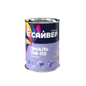 Эмаль ПФ-115 зеленая 0,8кг Сайвер  