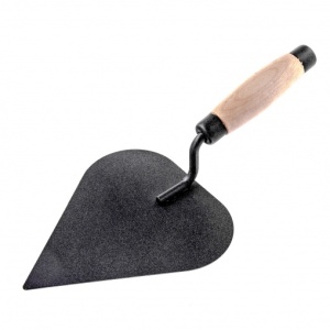 Кельма штукатура КШ 175мм деревянная усиленная ручка (сердечко)