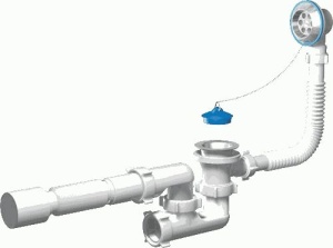 Обвязка АНИ 1 1/2 Е255 с гибкой трубой и переливом 40х50