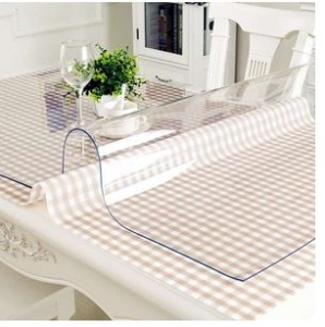 Клеенка Laser 0,80 мм х1,0 м х 20м.п прозрачная 