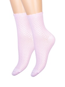 Носки детские дев х/б+эл КВ с587 р.20-22   Р (ЧЗ)